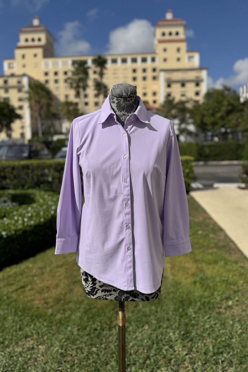 Diane Shirt in Lilac - Mildred Hoit