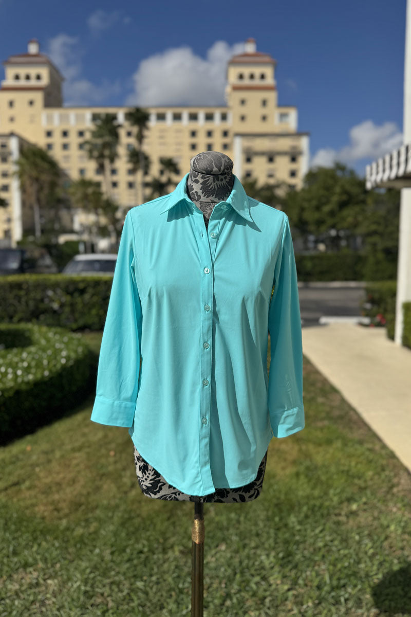 Diane Shirt in Seafoam - Mildred Hoit