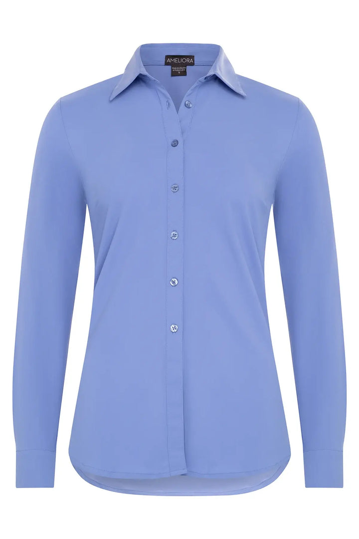 The Sullivan Top in Periwinkle - Mildred Hoit