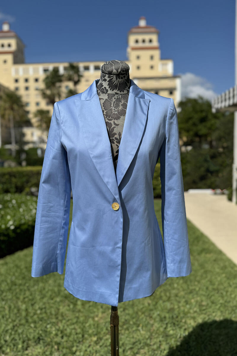 Rimini Blazer in Blue - Mildred Hoit