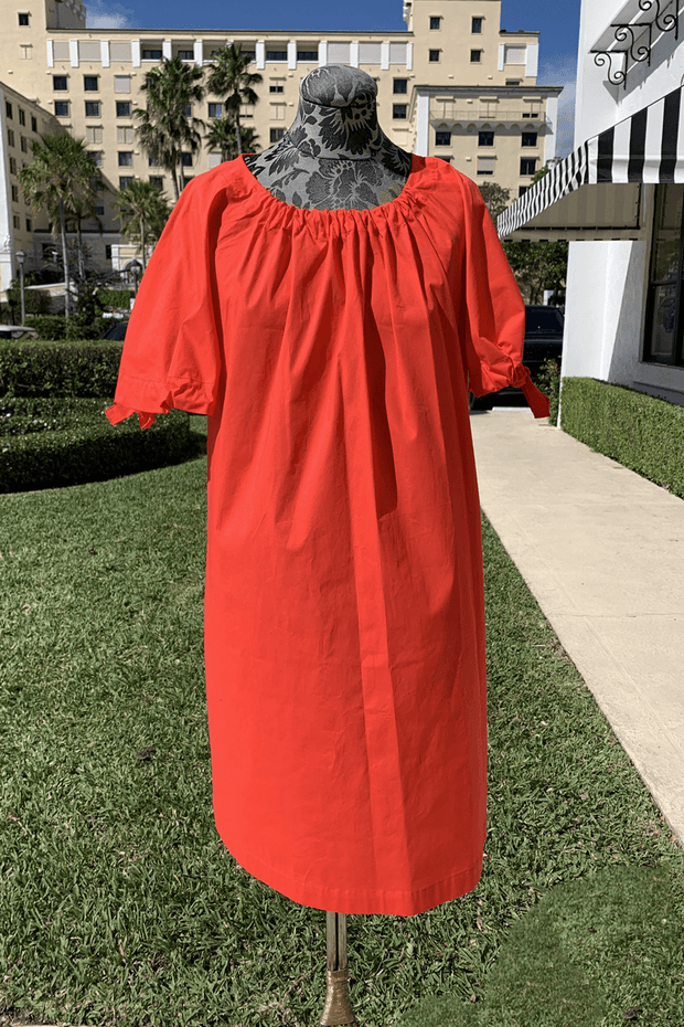 Resy Dress in Red available at Mildred Hoit in Palm Beach.