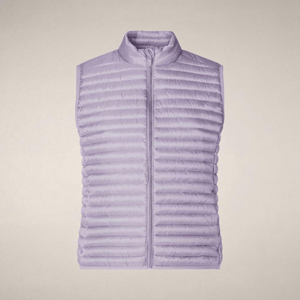 Save The Duck Arabella Vest in Opal Lilac - Mildred Hoit
