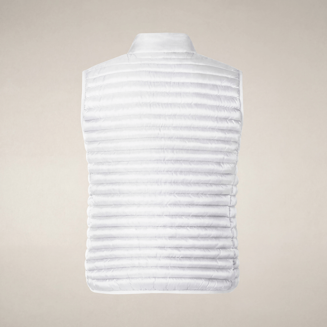 Save The Duck Arabella Vest in White - Mildred Hoit