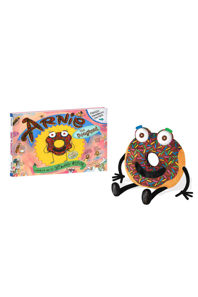 Arnie the Doughnut Plush Toy and Book Set - Mildred Hoit