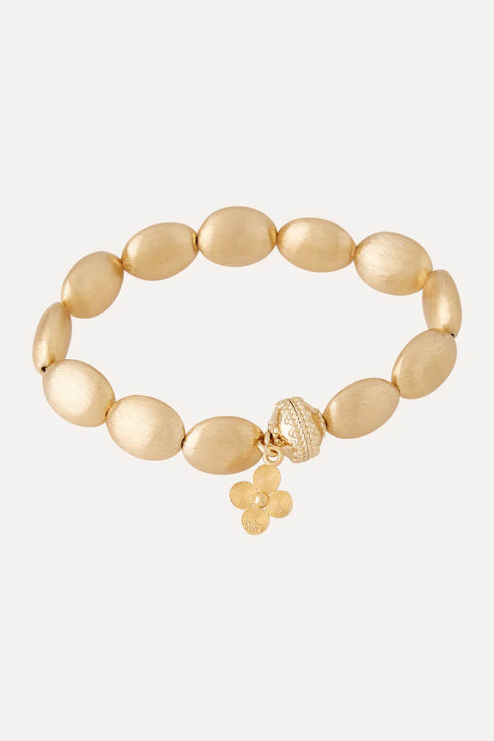 Clara Williams Gold Rush Oval Stretch Bracelet