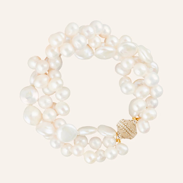Clara Williams Classic Clara Pearl Bracelet available at Mildred Hoit in Palm Beach.