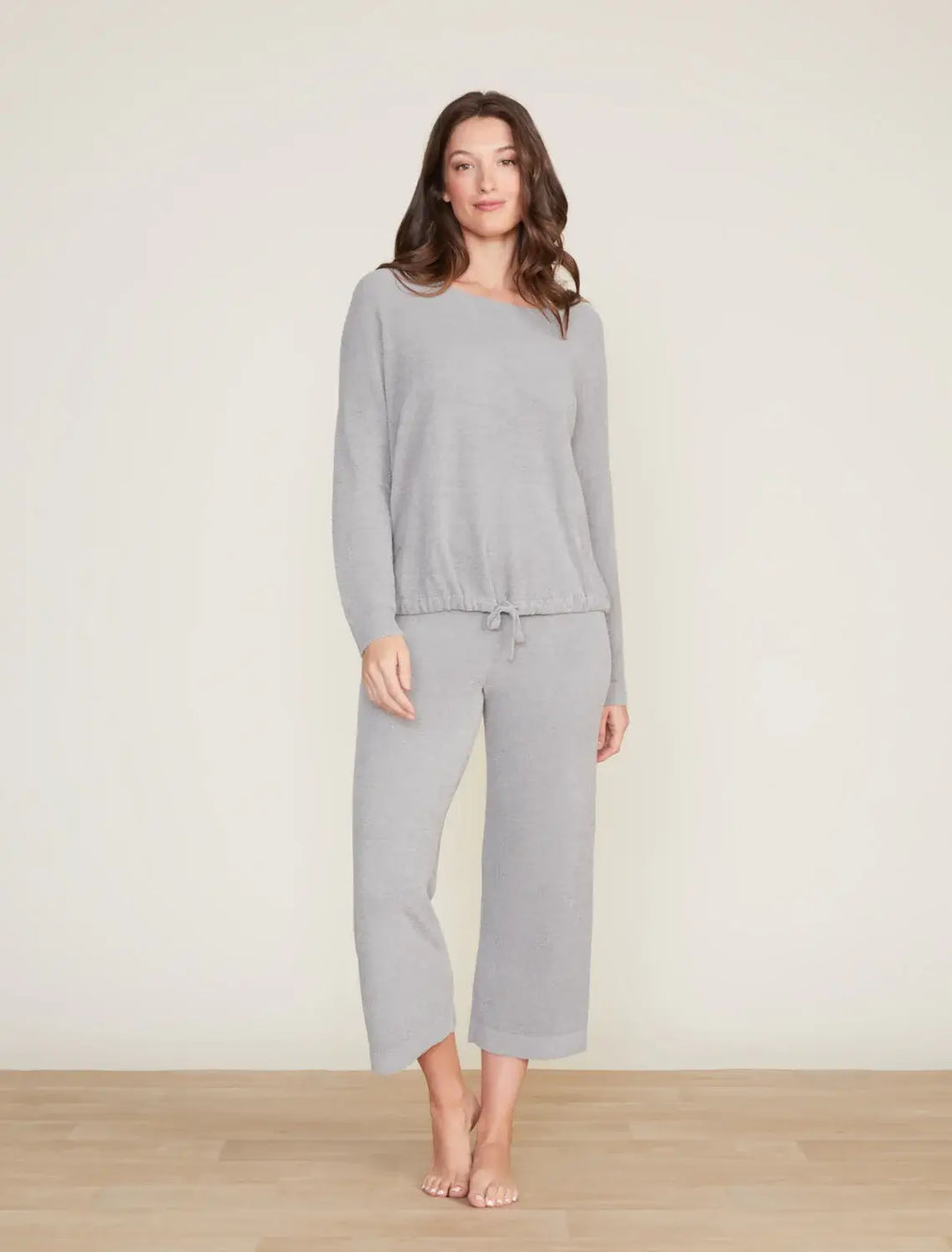 CozyChic Ultra Lite Slouchy Pullover in Dove Grey