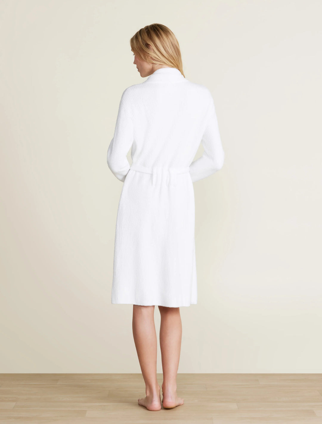 Barefoot Dreams Ribbed Robe in Sea Salt
