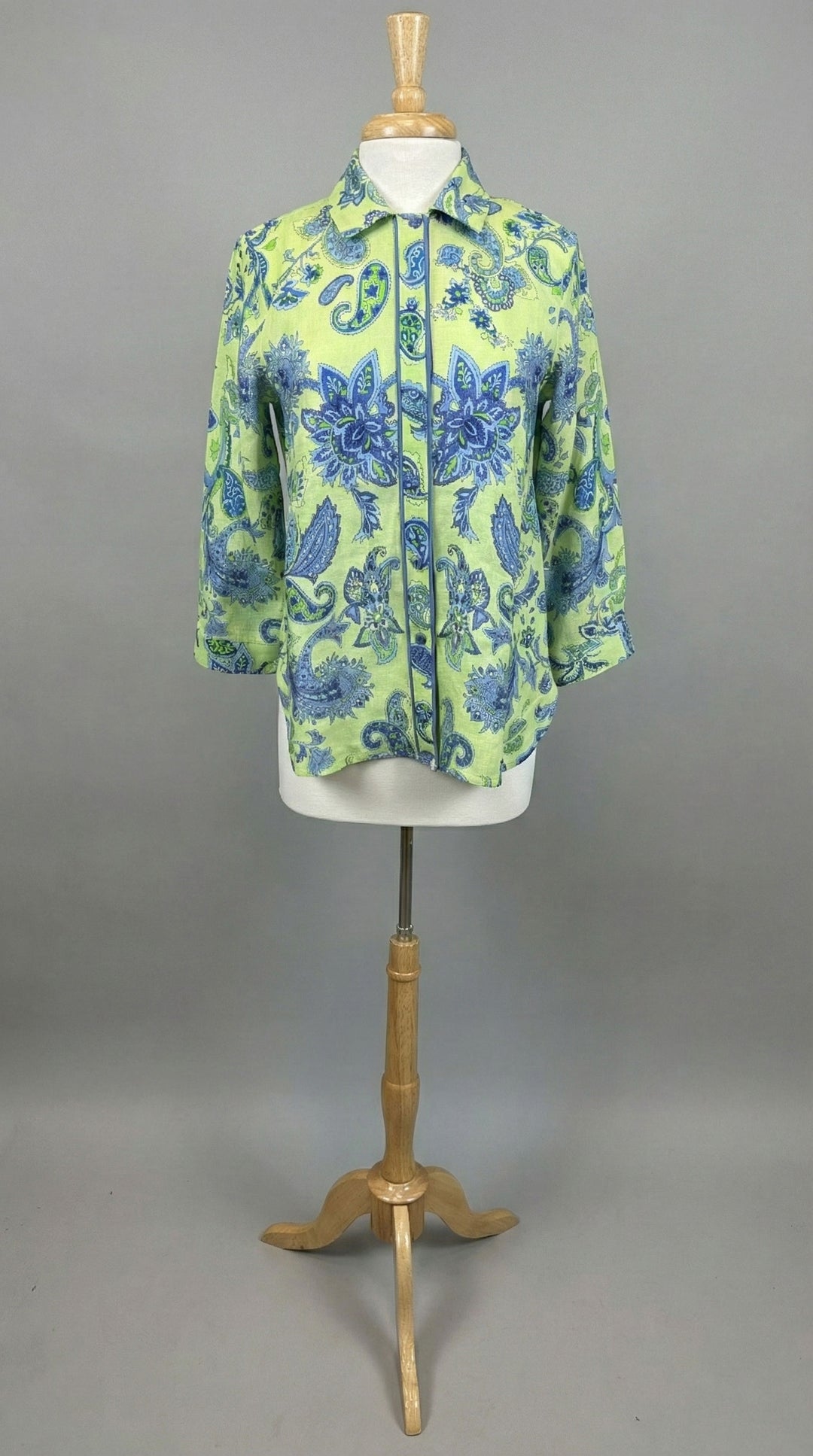 Averardo Bessi Linen Blouse in Scudo 005 - Mildred Hoit