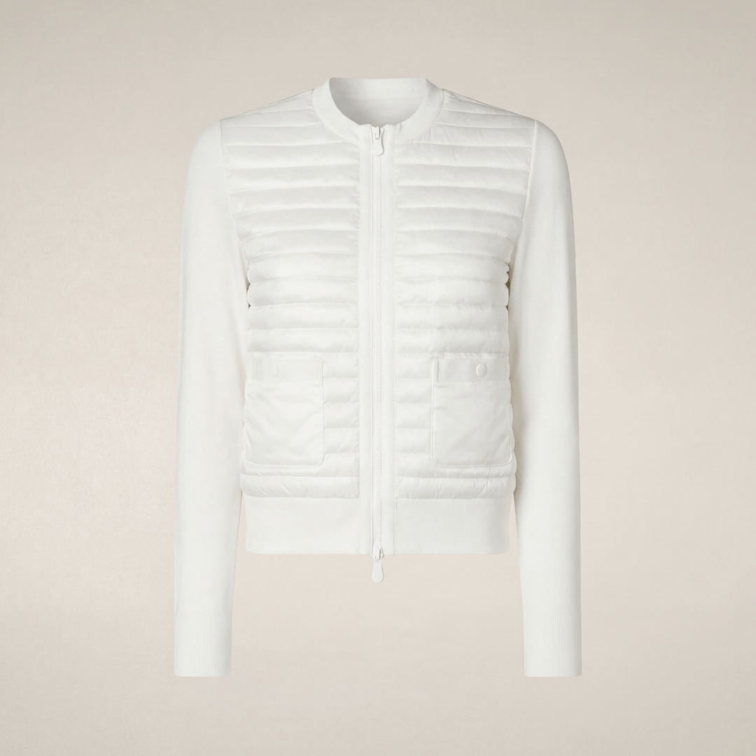Save The Duck Briony Jacket in White - Mildred Hoit