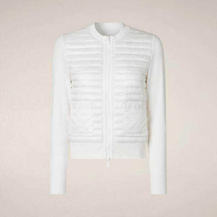 Save The Duck Briony Jacket in White - Mildred Hoit