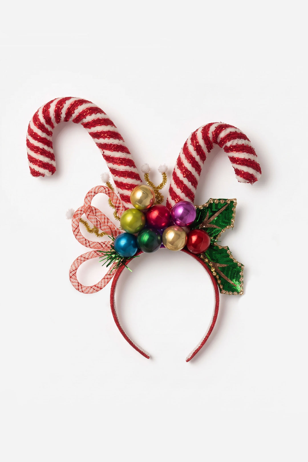 Candy Cane Deco Headband - Mildred Hoit