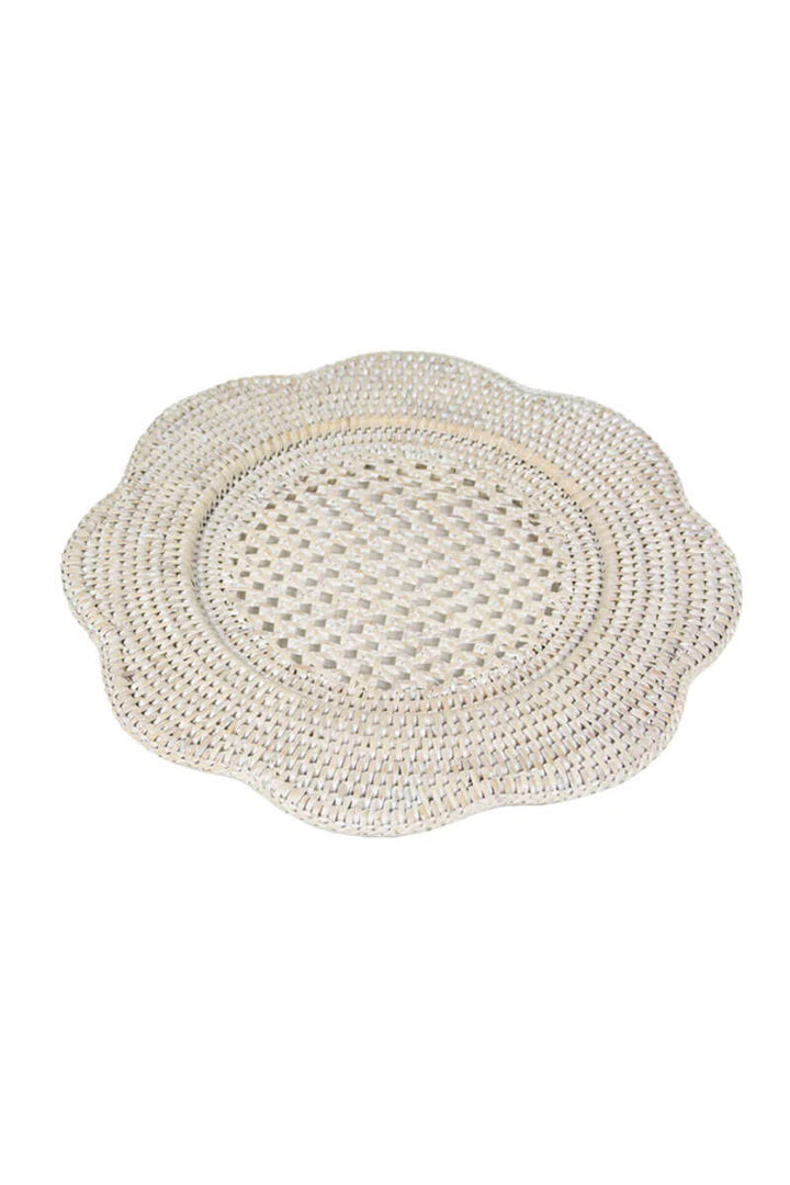 Caspari Rattan Charger - Mildred Hoit