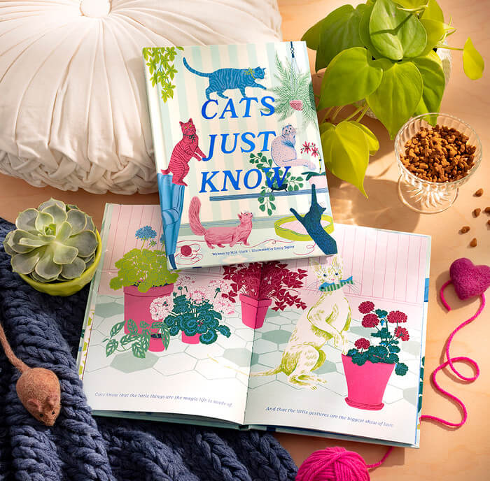 'Cats Just Know' Book styled