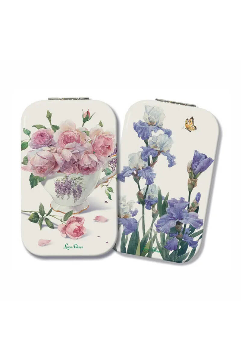 Double Sided Floral Compact - Mildred Hoit