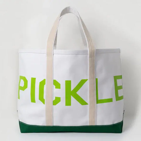 Pickle Ball Tote available at Mildred Hoit in Palm Beach.