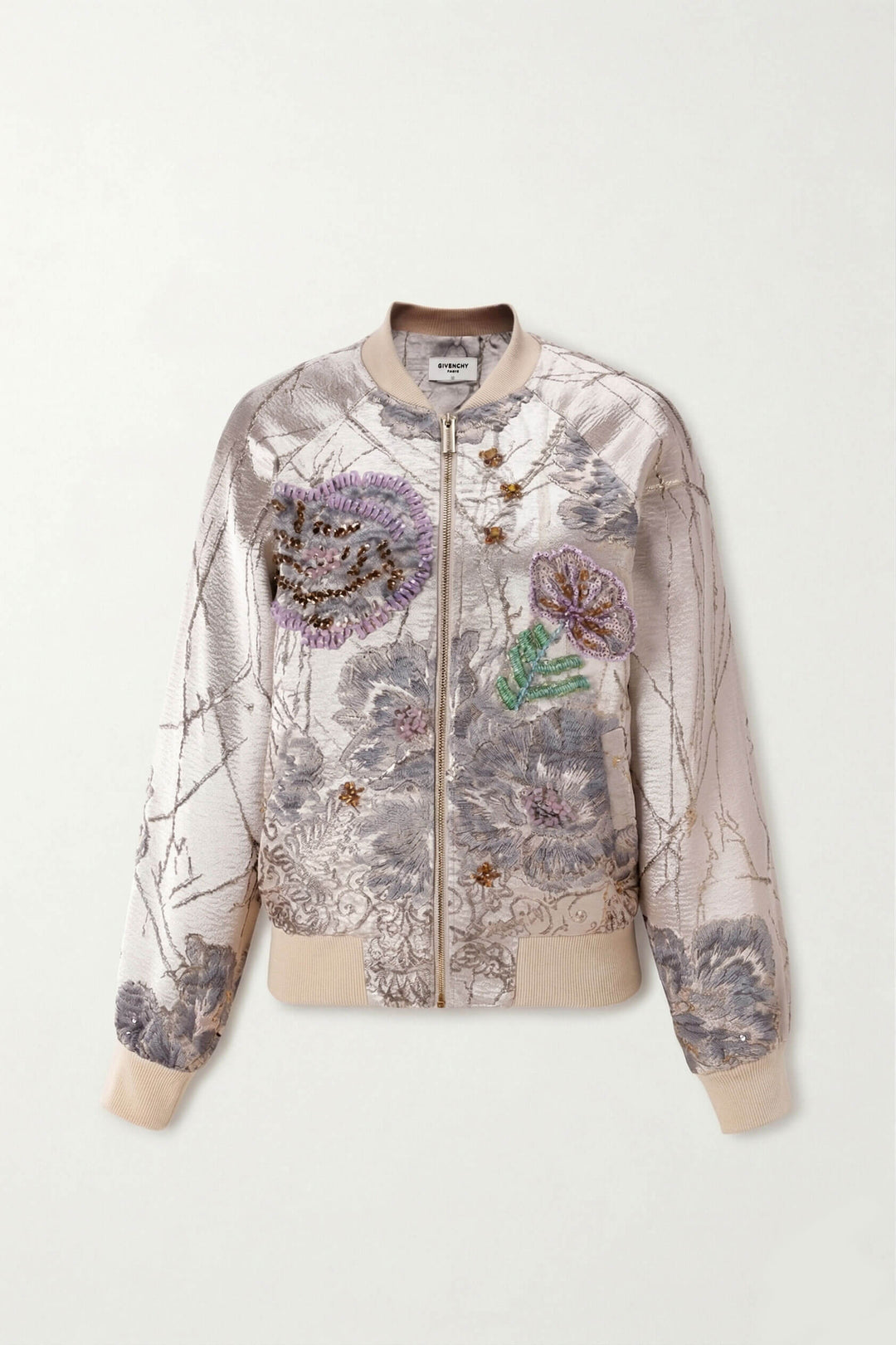 Nico Jacket in Ivory & Purple - Mildred Hoit