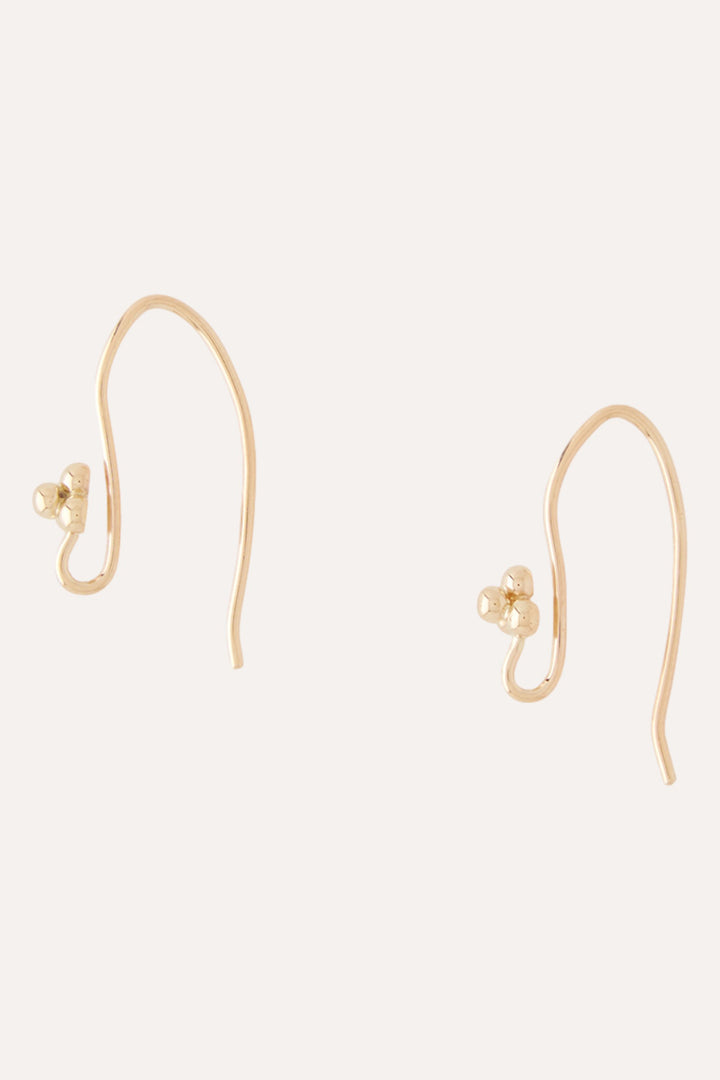 Clara Williams 14K Filigree Gold Thread Earrings
