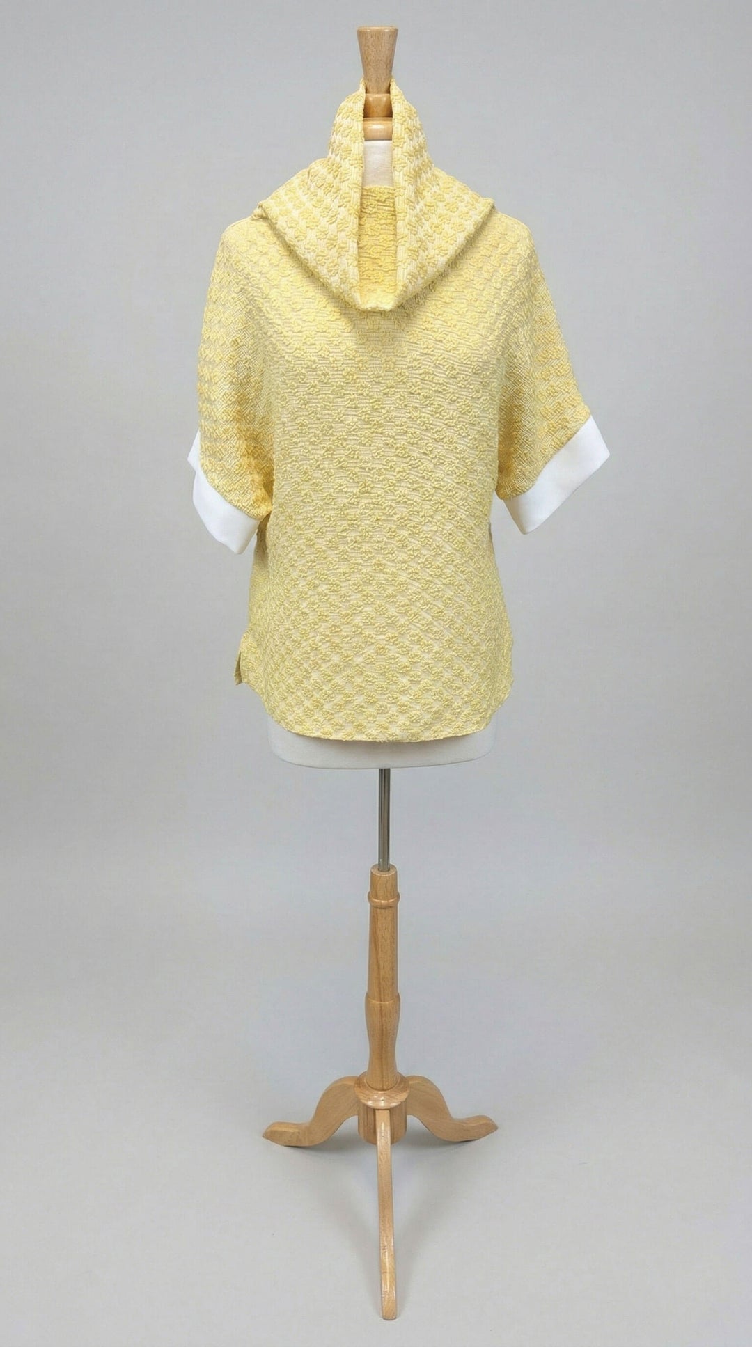 Emmelle Cowl Neck Top in Yellow Floral - Mildred Hoit