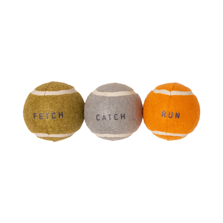 Fetch Tennis Balls - Set of 3 available at Mildred Hoit in Palm Beach.