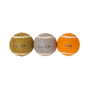 Fetch Tennis Balls - Set of 3 available at Mildred Hoit in Palm Beach.