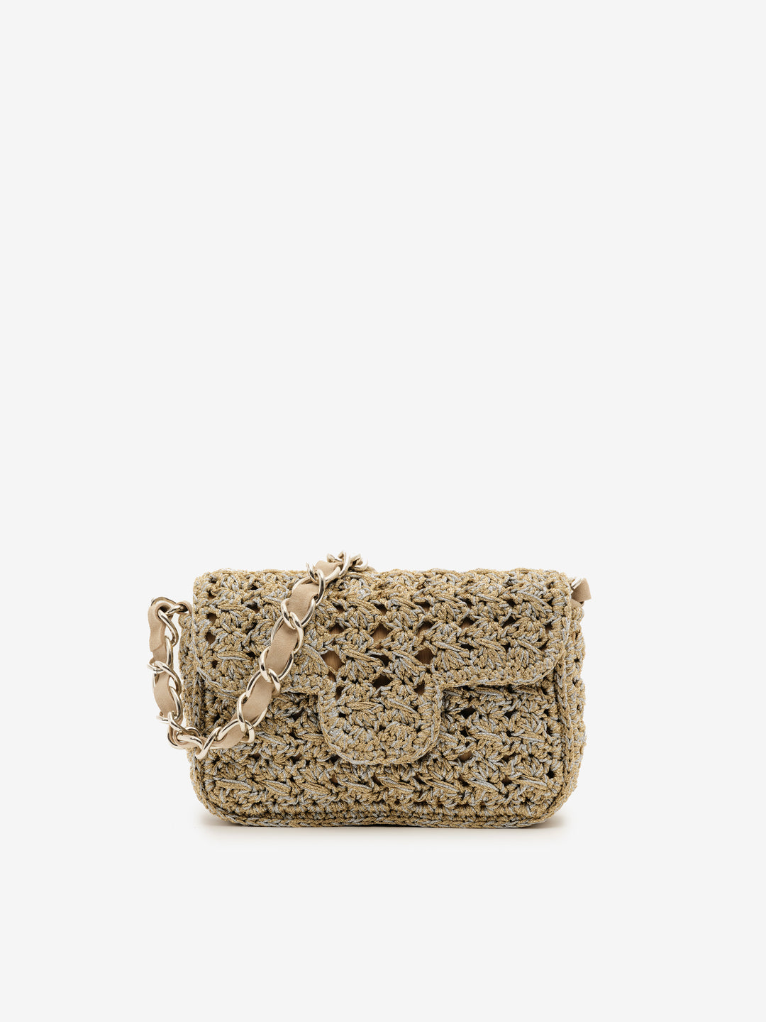 FEND Bag in Gold & Silver - Mildred Hoit