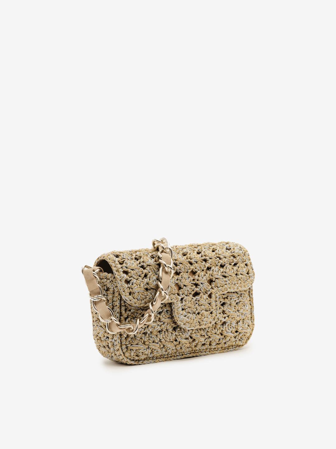 FEND Bag in Gold & Silver - Mildred Hoit