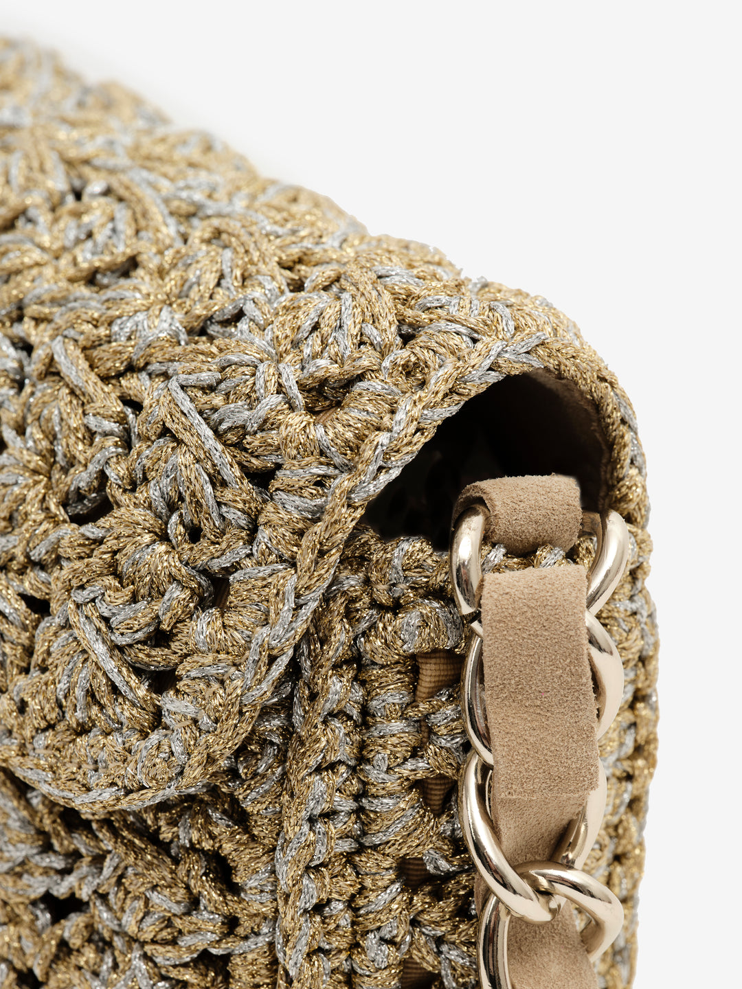FEND Bag in Gold & Silver - Mildred Hoit