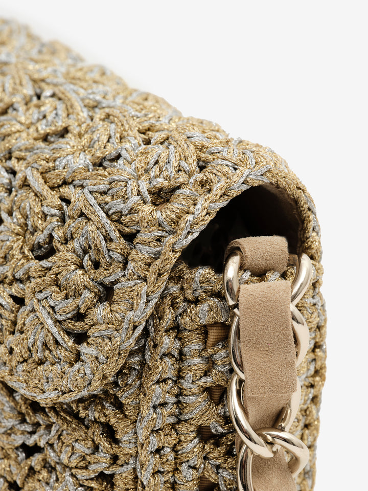 FEND Bag in Gold & Silver - Mildred Hoit