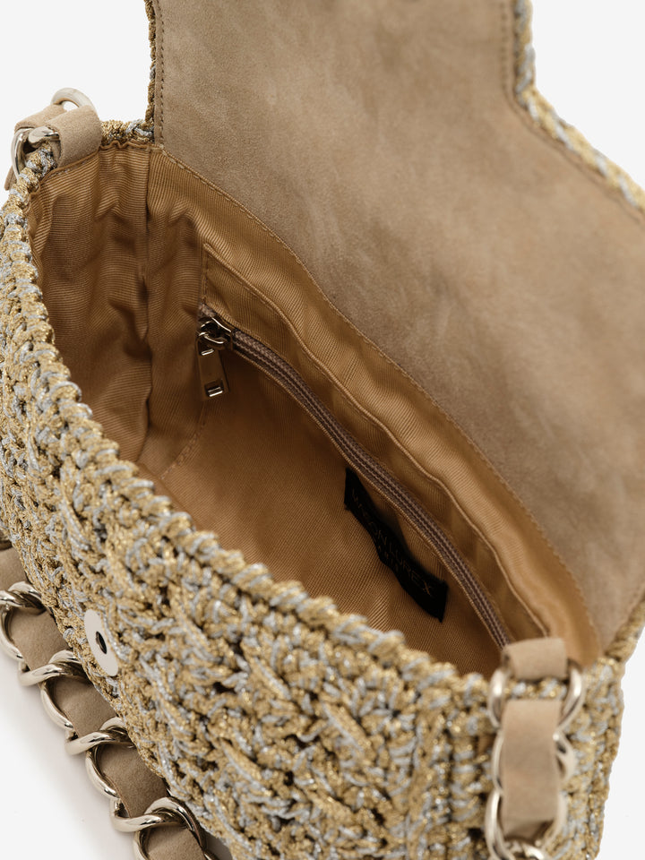 FEND Bag in Gold & Silver - Mildred Hoit