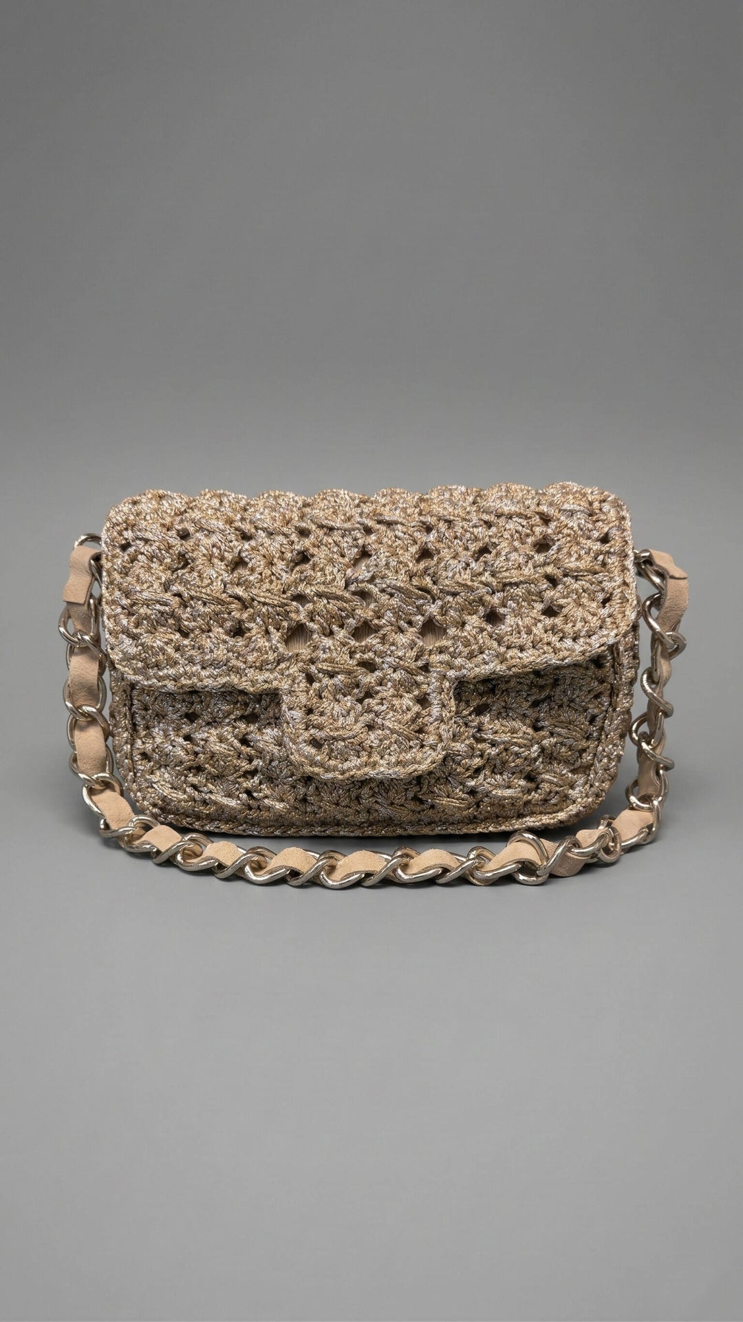 FEND Bag in Gold & Silver - Mildred Hoit