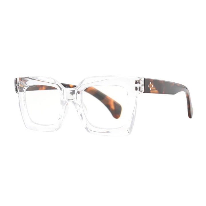 Fiona Blue Light Readers in Clear with Tortoise Temples