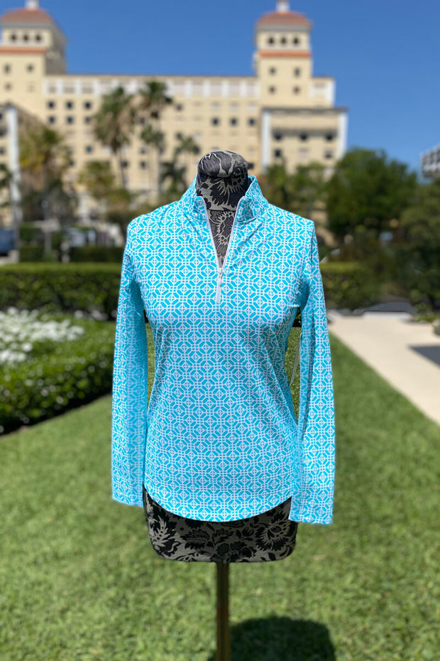 G Lifestyle Tori UPF 50+ Sport Top available at Mildred Hoit in Palm Beach.
