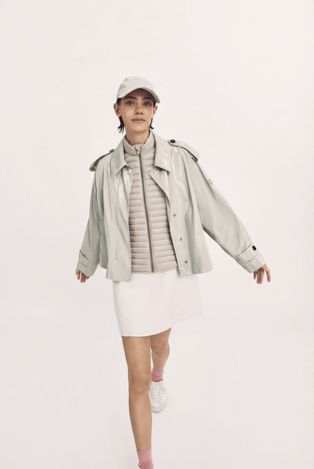 Save The Duck Gaia Jacket in Rainy Beige - Mildred Hoit