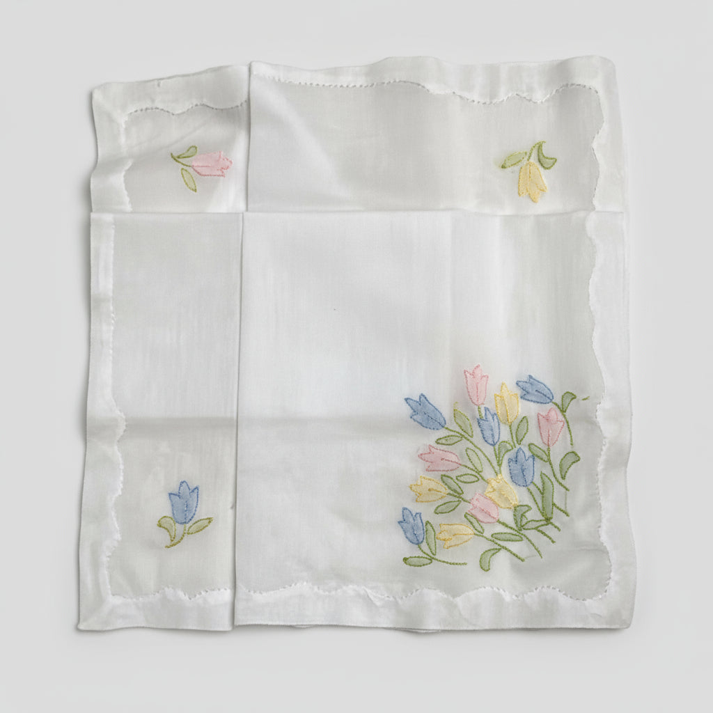 Multi-Color Flower Handkerchief