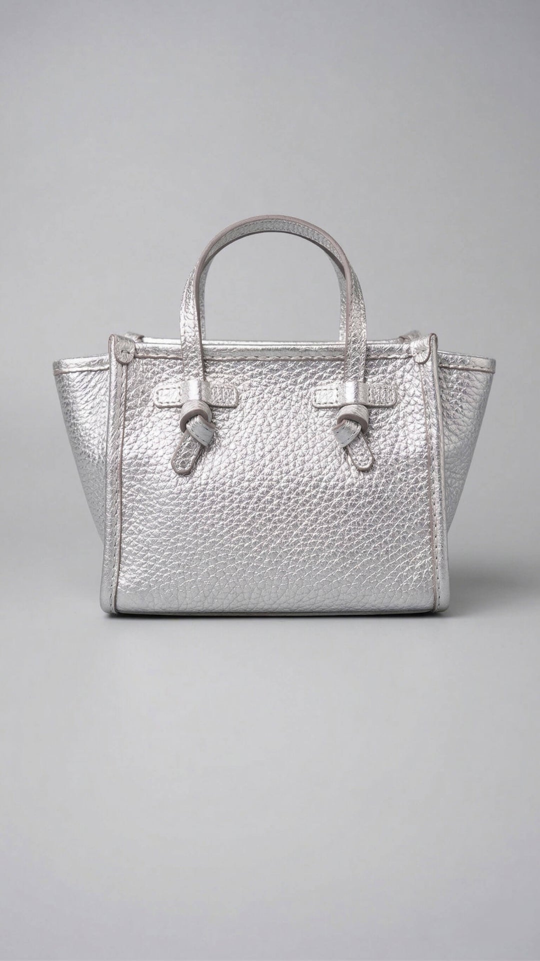 Gianni Chiarini Bag in Silver Leather - Mildred Hoit