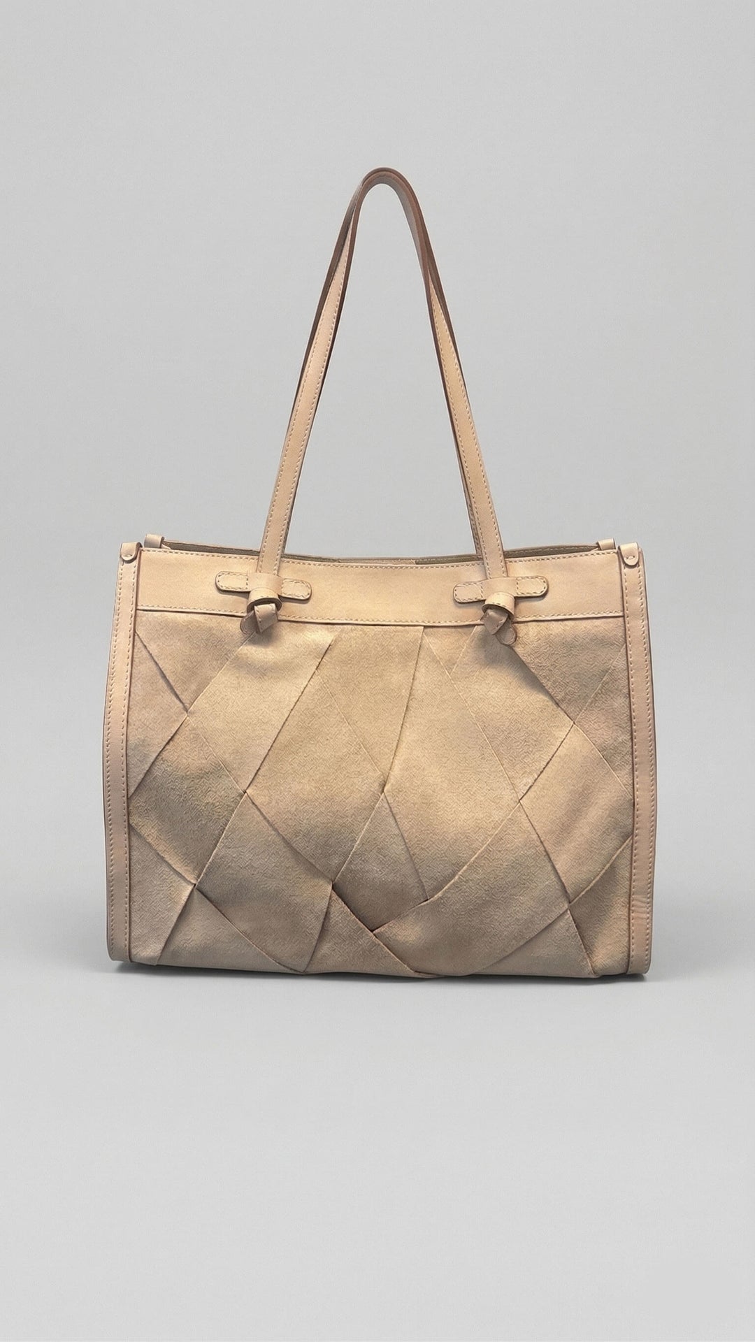 Gianni Chiarini Marcella Bag in Nude Suede - Mildred Hoit