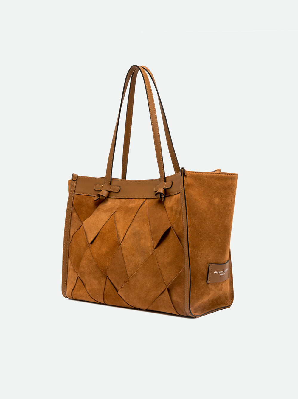 Gianni Chiarini Marcella Bag in Caramel Suede - Mildred Hoit