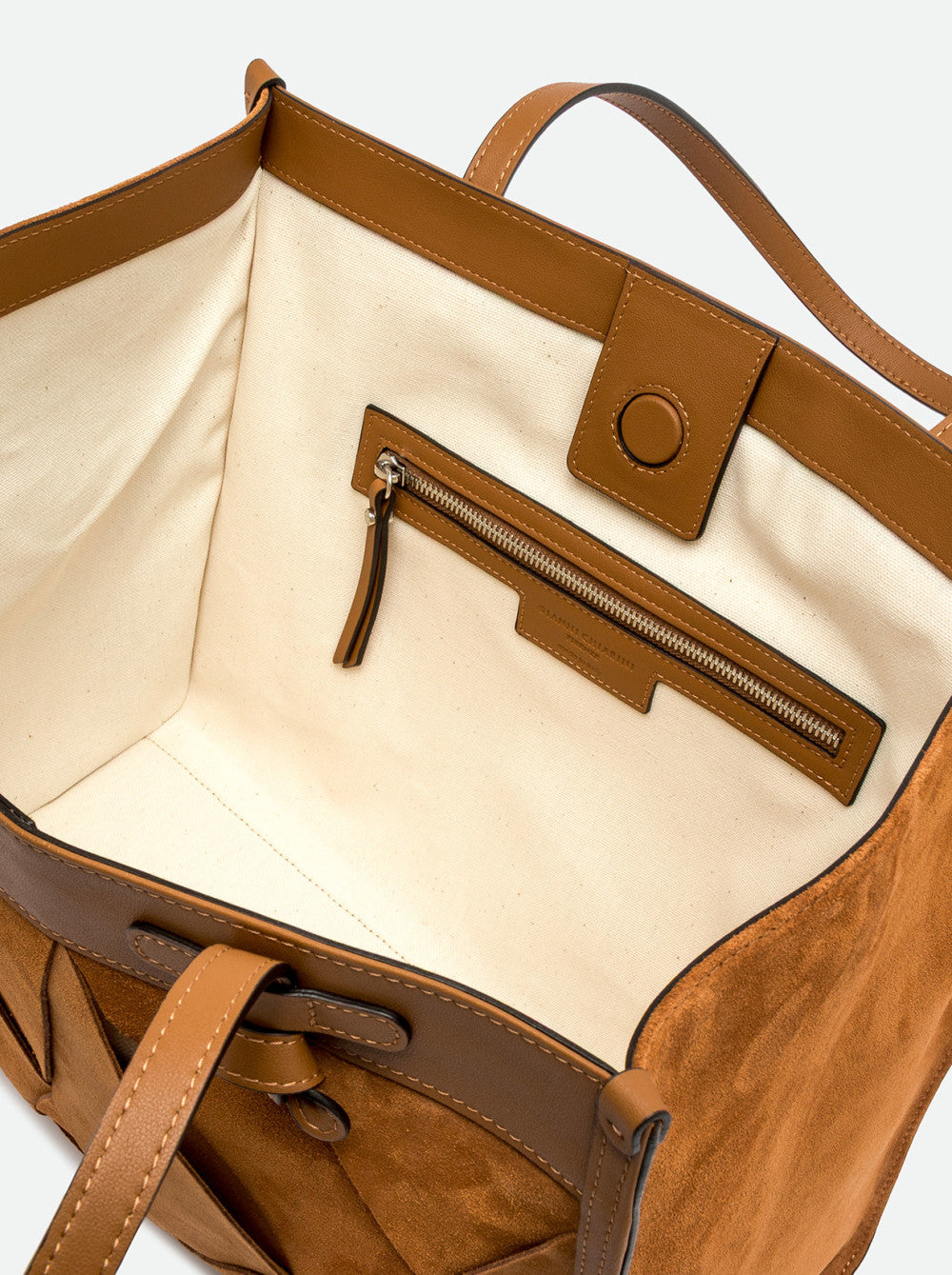Gianni Chiarini Marcella Bag in Caramel Suede - Mildred Hoit