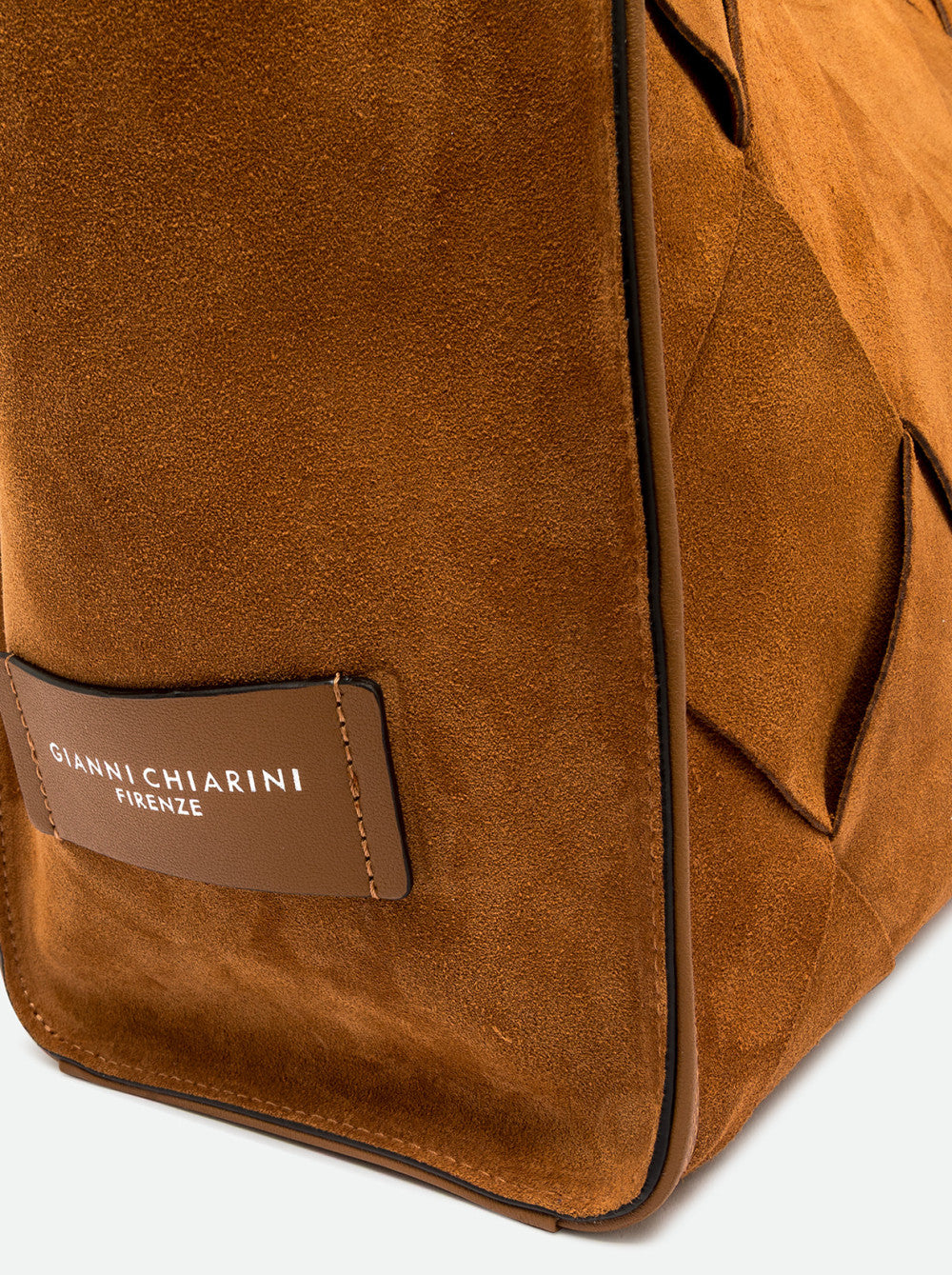 Gianni Chiarini Marcella Bag in Caramel Suede - Mildred Hoit