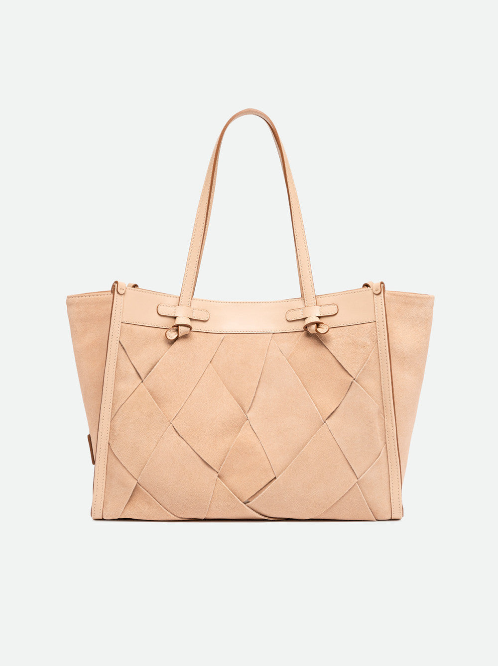 Gianni Chiarini Marcella Bag in Nude Suede - Mildred Hoit