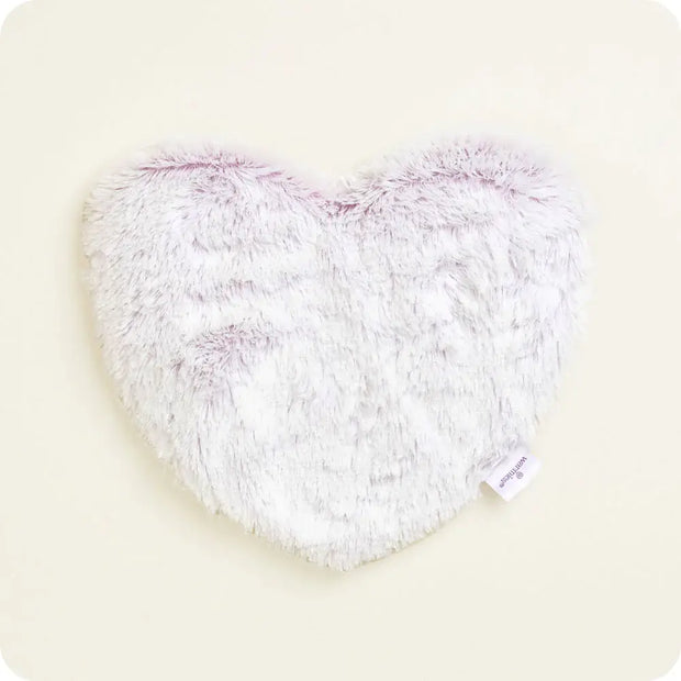 Marshmallow Lavender Warmies Heart Heat Pad
