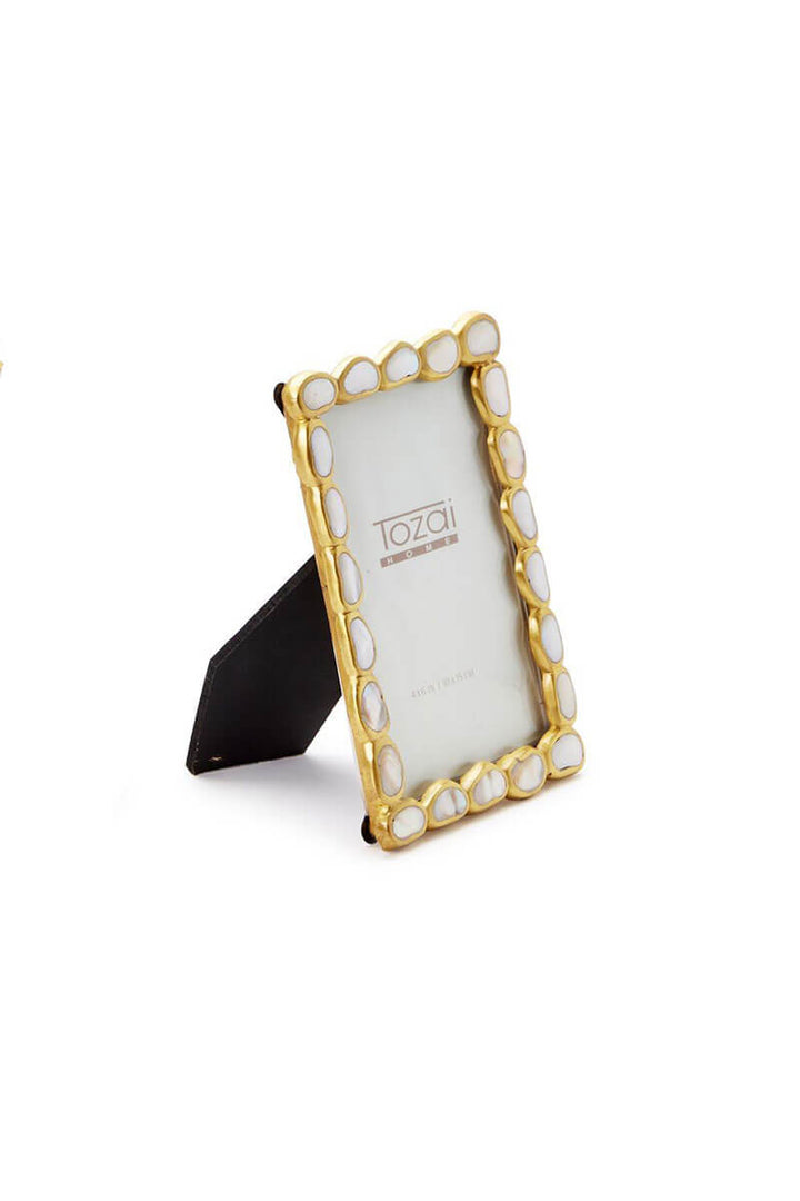 Keshi Mother of Pearl Photo Frame in Gift Box- 4X6