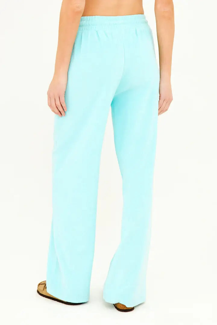 Terry Cloth Pant in Seagreen - Mildred Hoit