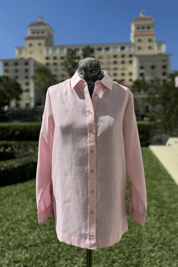 Hinson Wu Nadia Tunic in Soft Pink available at Mildred Hoit in Palm Beach.
