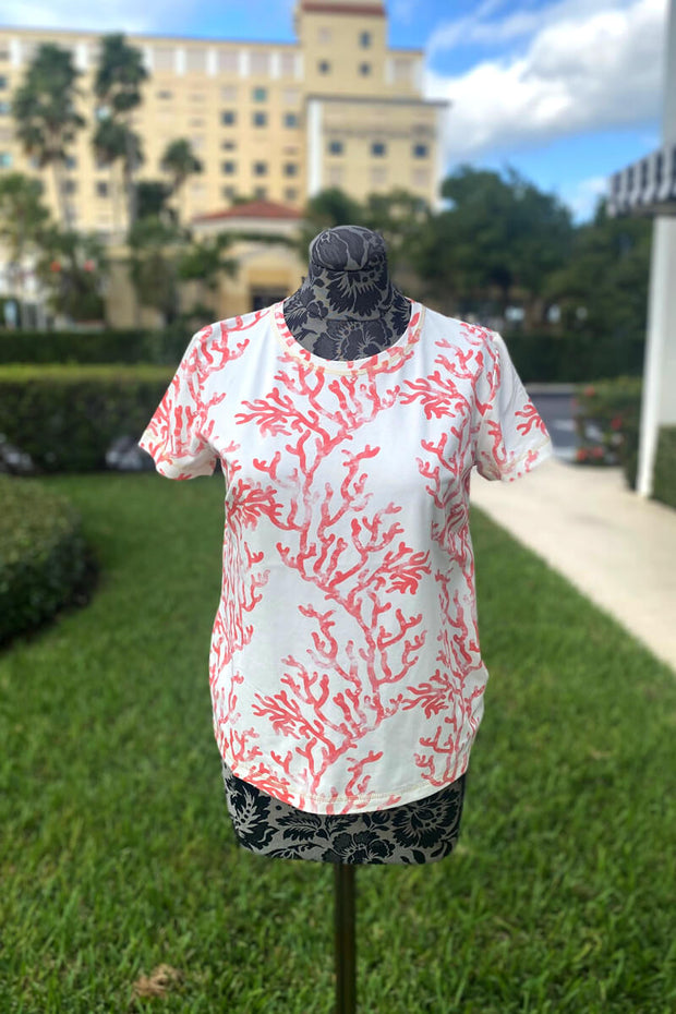 Coral Reef T-Shirt available at Mildred Hoit in Palm Beach.