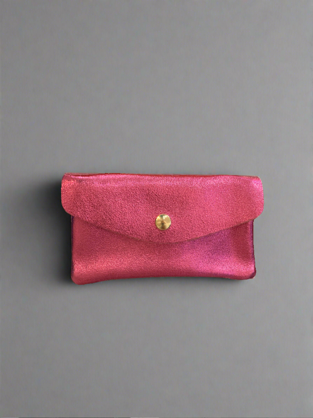 Metallic Pink Coin Wallet - Mildred Hoit