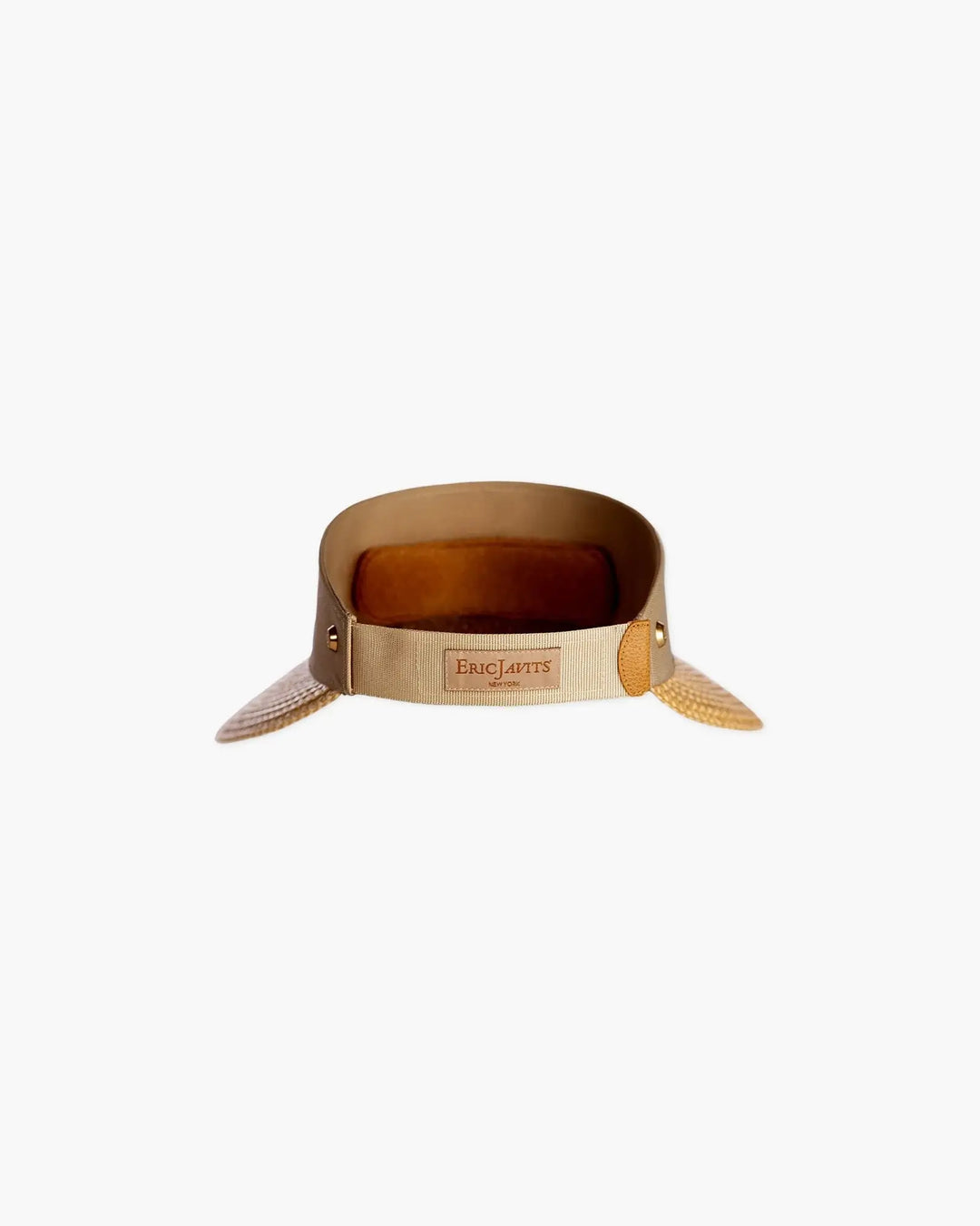 Eric Javits Champ Visor in Honey - Mildred Hoit