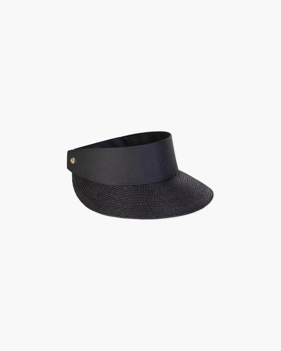 Eric Javits Champ Visor in Black - Mildred Hoit
