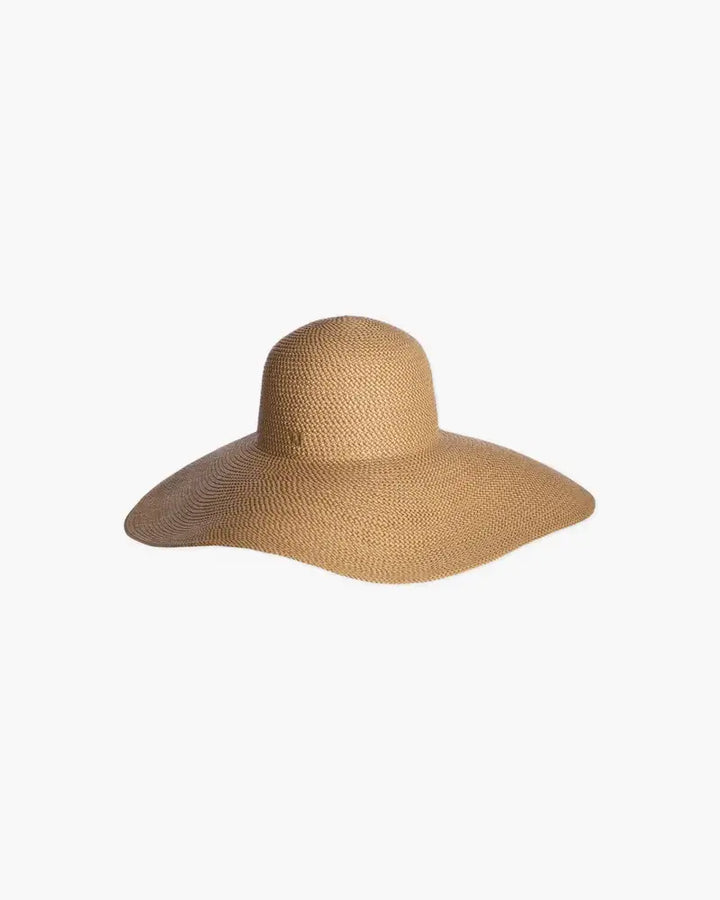 Eric Javits Floppy Hat in Peanut - Mildred Hoit